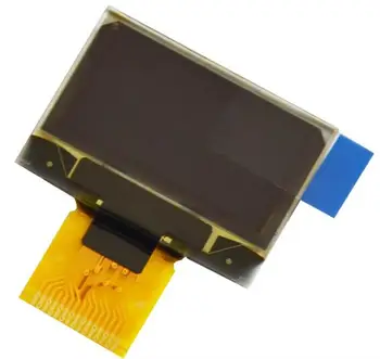 0.96 hüvelyk fehér színű SPI OLED kijelző 4-vezetékes SSD1306 vezérlő 15pin 12864