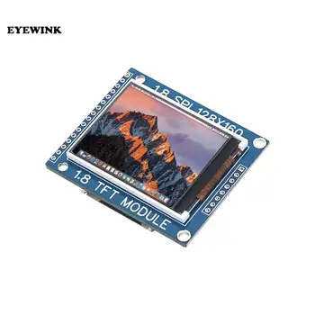 1.8 Inch Soros SPI TFT LCD Kijelző Modul NYÁK Adapter IC-128x160 Mátrix 3.3 V 5V-os, IO Inerface Cmmpatible LCD1602 Az Arduino