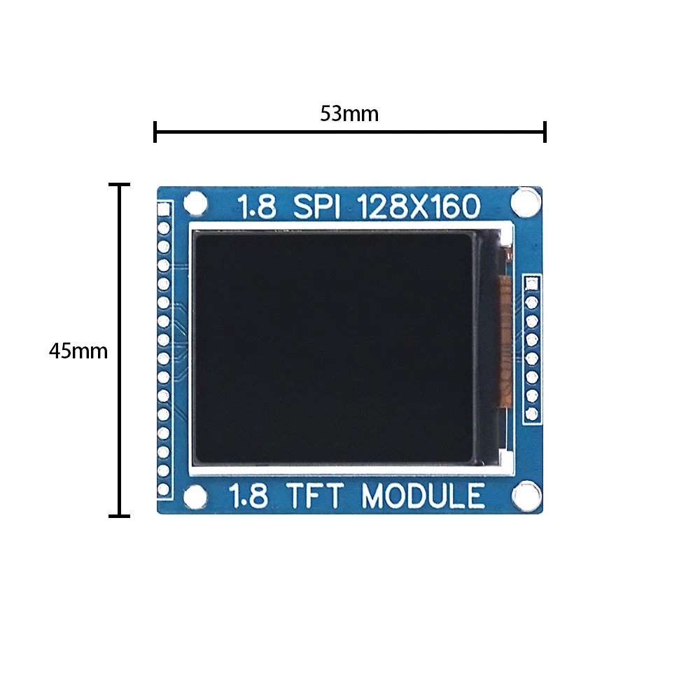 1.8 Inch Soros SPI TFT LCD Kijelző Modul NYÁK Adapter IC-128x160 Mátrix 3.3 V 5V-os, IO Inerface Cmmpatible LCD1602 Az Arduino5