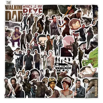10/30/50PCS Walking Dead Amerikai Dráma Személyiség Trend Dekoráció Graffiti Vízálló Matrica Notebook Hűtő Nagykereskedelmi