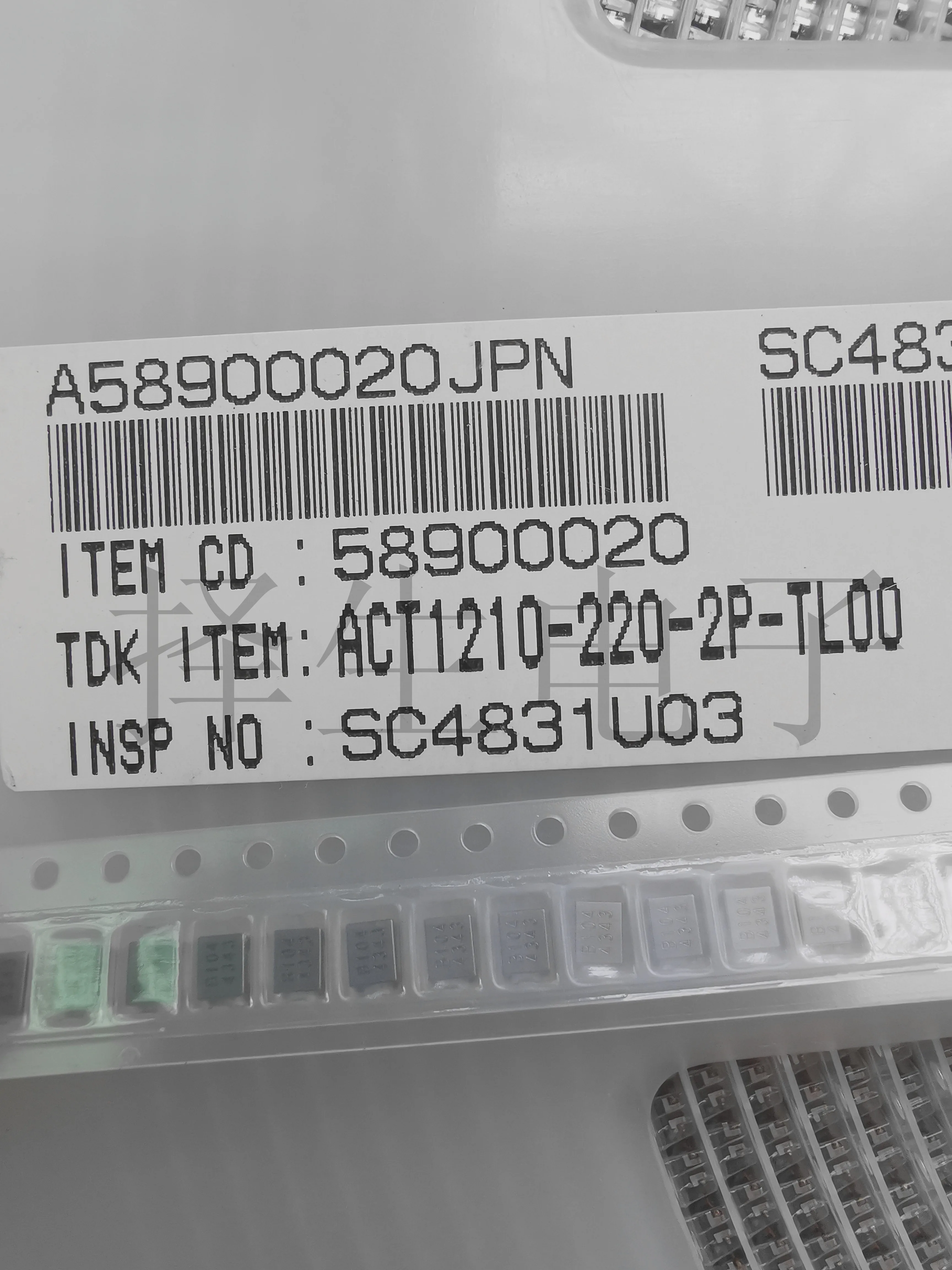 10DB/SOK ACT1210-220-2P-TL00 behozott közös módusú choke/szűrő 1210/3225 22uH 250mA can-bus AEC-Q200 Induktor, Tekercsek2