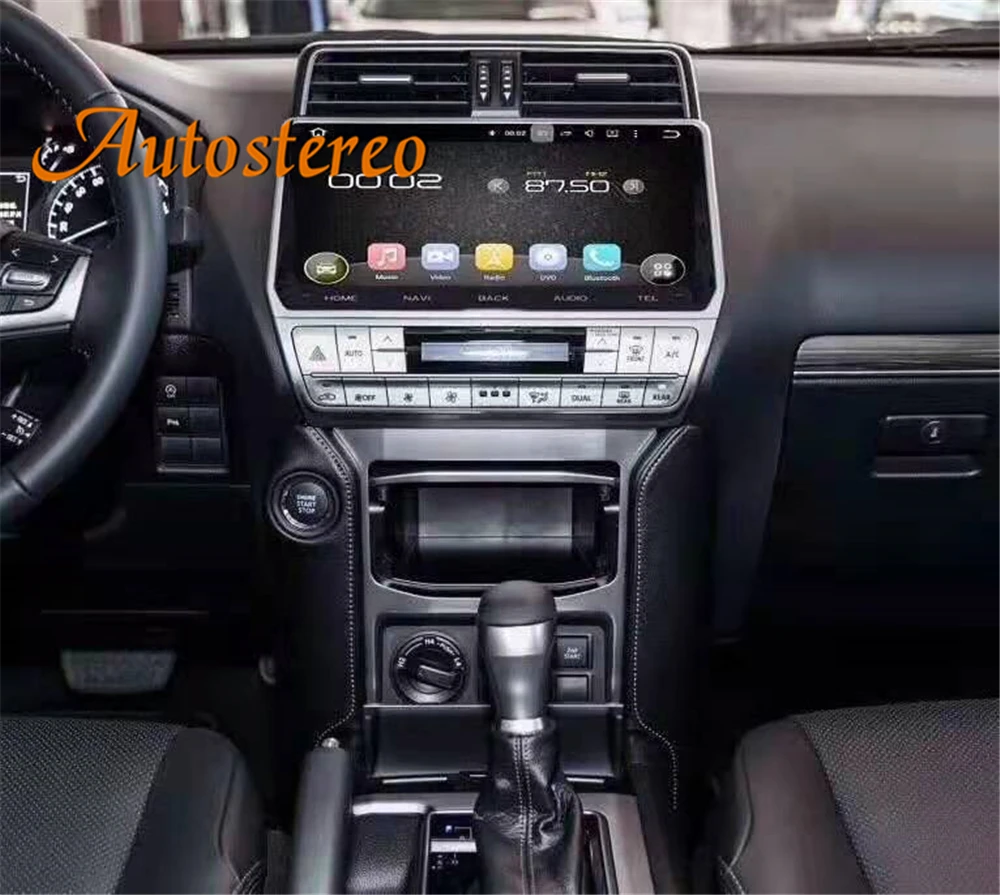 12.3 A Toyota Land Cruiser Prado 150 2018-2020 Android10 Autós GPS Navigáció Auto Hifi fejegység Multimédia-Lejátszó, Rádió, Kazetta0