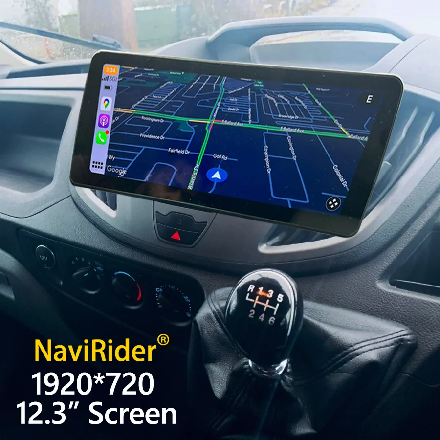 128GB Android 12 2Din autórádió Multimédia Lejátszó GPS Ford Transit 2018 2017 Autoradio Bluetooth, Navigáció, Hifi fejegység0