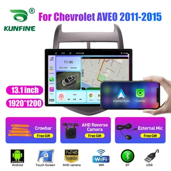 13.1 hüvelyk Autó Rádió Chevrolet AVEO 2011-2015 Autós DVD-GPS-Navigációs Sztereó Carplay 2 Din Központi Multimédia Android Auto