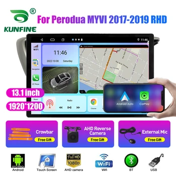 13.1 hüvelyk Autó Rádió Perodua MYVI 2017-2019 RHD Autós DVD-GPS-Navigációs Sztereó Carplay 2 Din Központi Multimédia Android Auto