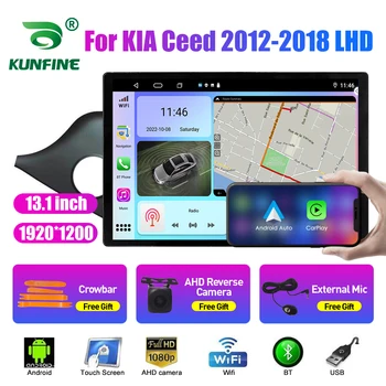 13.1 hüvelyk autórádió KIA Ceed 2012-2018 LHD Autós DVD-GPS-Navigációs Sztereó Carplay 2 Din Központi Multimédia Android Auto