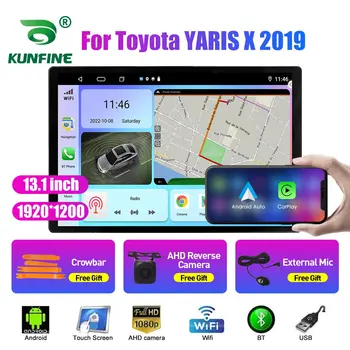 13.1 hüvelyk autórádió Toyota YARIS X 2019 Autós DVD-GPS-Navigációs Sztereó Carplay 2 Din Központi Multimédia Android Auto