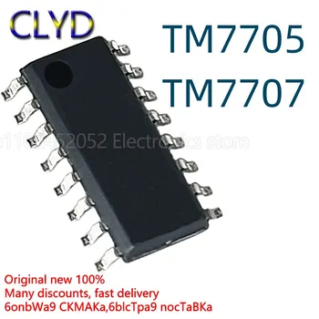 1DB/SOK Új, Eredeti TM7705 7707 chip SOP16 D átalakítás speciális vezérlő áramkör chip