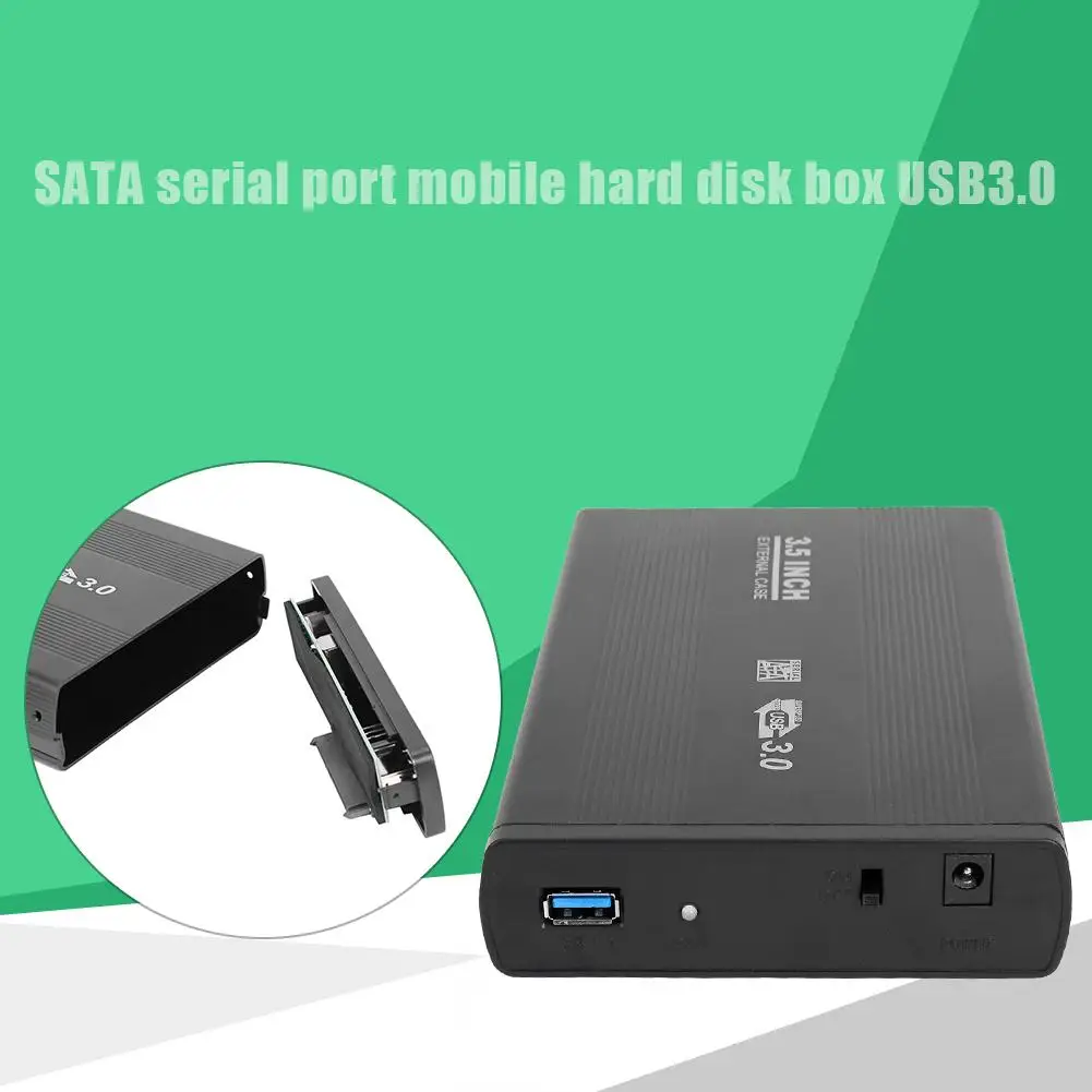 2.5 inch 3,5 hüvelykes USB 3.0 SATA Port SSD Merevlemez Burkolat 480Mbps USB 2.0 HDD Esetben Külső ssd Merevlemez Doboz1