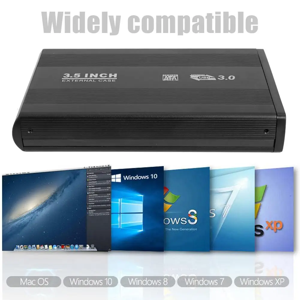 2.5 inch 3,5 hüvelykes USB 3.0 SATA Port SSD Merevlemez Burkolat 480Mbps USB 2.0 HDD Esetben Külső ssd Merevlemez Doboz2