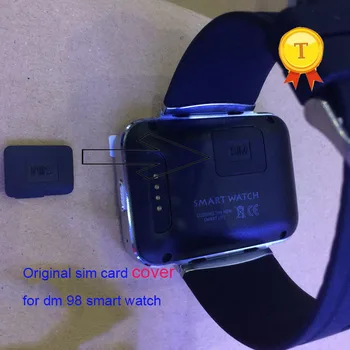 2018 eredeti sim-kártya nyílásának fedelét sapka műanyag rész fedél shell dm98 dm368 intelligens karóra karóra telefon nézni saat óra