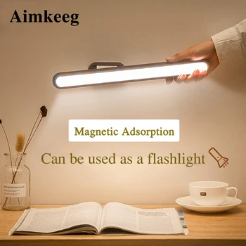 2020-ra az Új LED-es Lóg Mágneses Night Lights Fokozatmentes Fényerő Lamp16 Led Feltölthető, Valamint a Szem védelme asztali Lámpa, Karácsonyra Ajándék,