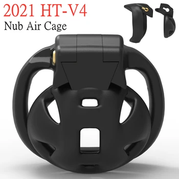 2021 HT-V4 3D Nub Ketrec Férfi Tisztaság Eszköz,Pénisz Gyűrűk,a Kobra Kakas Cage,a Tisztaság Zár,Pénisz, a Hüvely,BDSM Szex Játékok A Férfiak Meleg