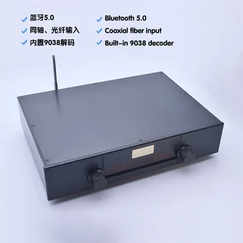 2022 Gaowen fekete görgős optikai koaxiális bemenet Bluetooth-5.0 beépített ES9038Q2M dekóder testület relé audio vezérlő