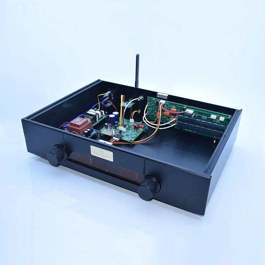 2022 Gaowen fekete görgős optikai koaxiális bemenet Bluetooth-5.0 beépített ES9038Q2M dekóder testület relé audio vezérlő4