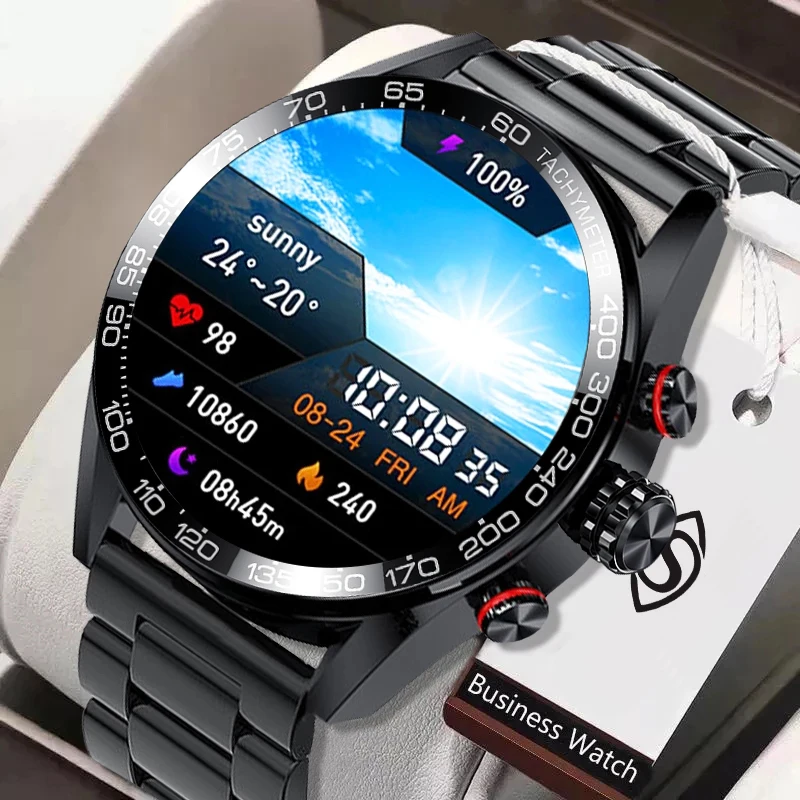 2022 Új 360*360 Képernyő Intelligens Karóra Férfi Android Bluetooth Hívás Intelligens Karóra Férfi Fitness Smartwatch a Férfiak a Nők Iphone Samsung0