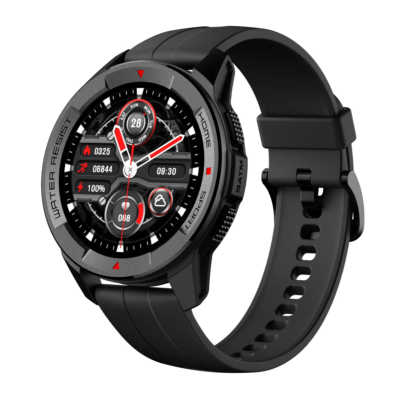 2022 Új MibroWatch X1 Smartwatch 24 órás pulzusszám Ellenőrzése Több Sport Mód Fitness Sport Óra0