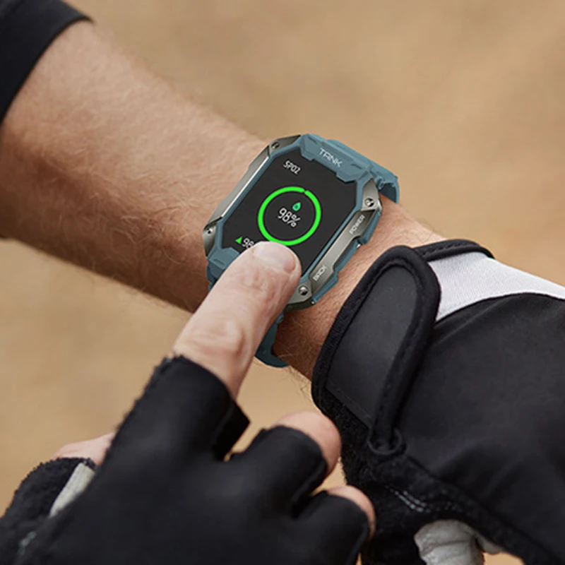 2022 Új Stílus Intelligens Karóra Férfi Masszív Kültéri Sport Fitness Tracker Órák Hívást Bluetooth-Smartwatch 5ATM Vízálló3
