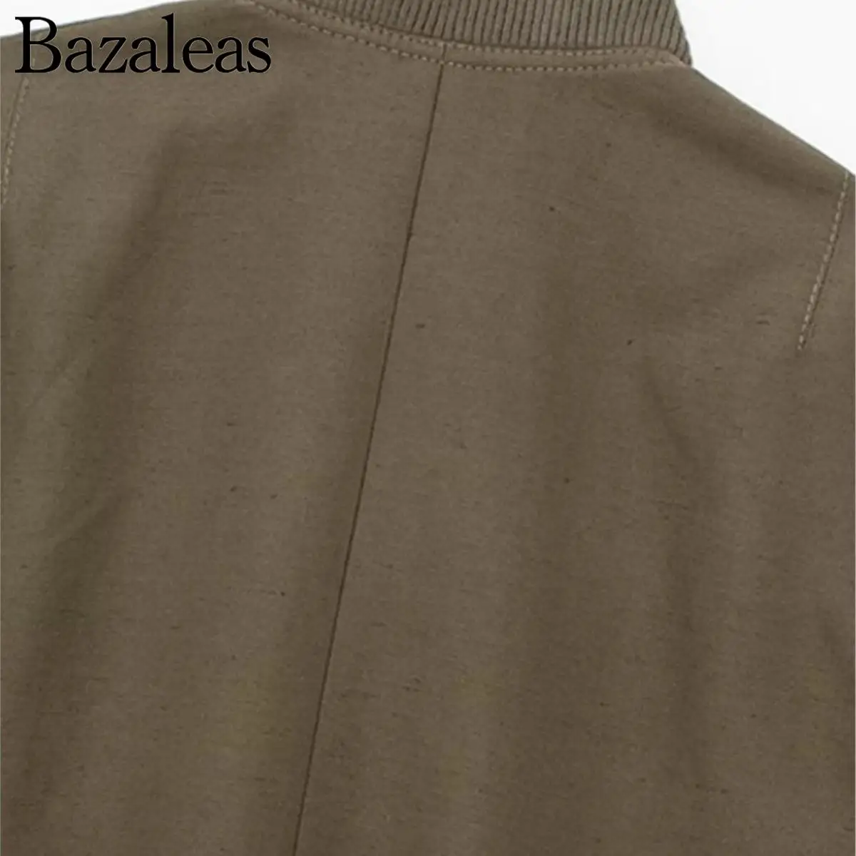 2023 bazaleas bolt traf Trf Javítás Zsebében Vágott Bomber Dzseki Kabát Elülső Gomb hölgy Elegáns Felsők hivatalos női ruházat4
