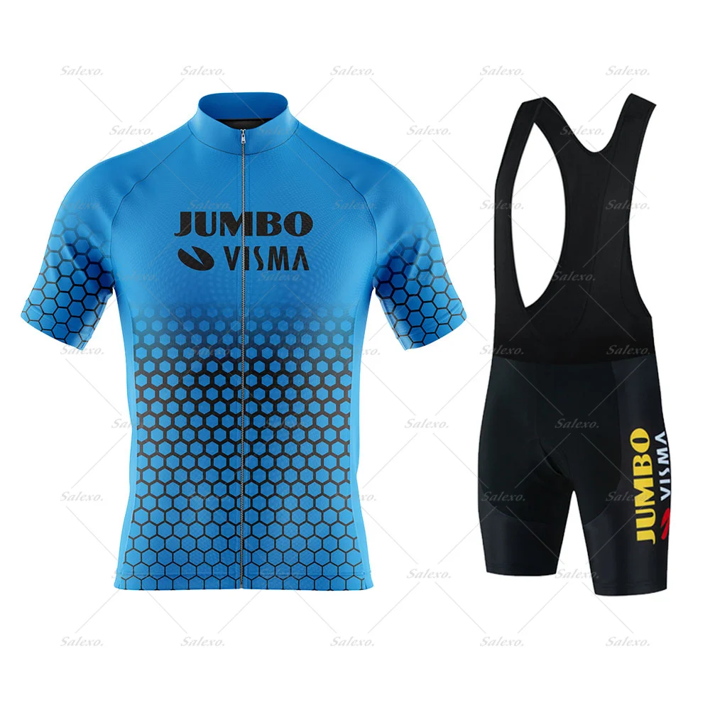 2023 JUMBO VISMA Kerékpáros Mez Meghatározott 19D Kerékpáros Rövidnadrág Szett MTB Férfi Rövid Ujjú Kerékpáros Ruházat Ingek Ropa Maillot Ciclismo Készlet1