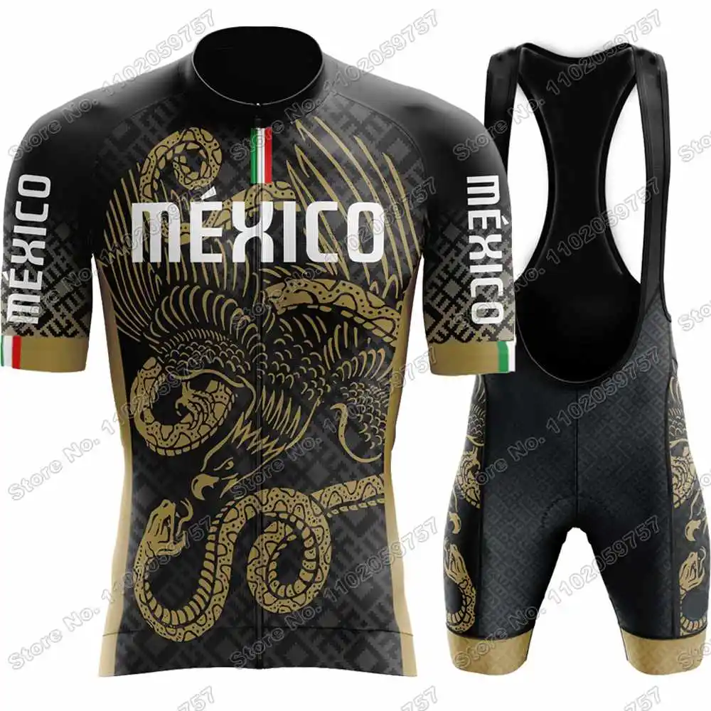 2023 Mexikó Kerékpáros Mez Meghatározott Nyári Kerékpáros Ruházat, Férfi Országúti Kerékpár Ingek, Öltöny Kerékpár Melles Nadrág MTB Maillot Ropa Ciclismo2