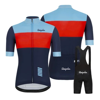 2023 Raphaful nyáron új kerékpáros egységes lovaglás sportruházat rövid ujjú férfi kerékpáros ruházat közúti kerékpáros ruhákat bib