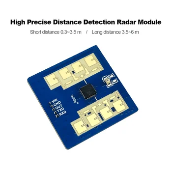 24Ghz HLK LD2411S Alacsony Fogyasztás Intelligens Érzékelő Emberi Test Radar Érzékelő Modul Magas Érzékenység smart light alkalmazás
