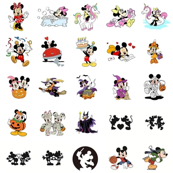 25 Stílusok Disney Mickey Egér Minnie Egér fémforgácsolási Meghal Halloween Meghalni Vágások Scrapbooking Dekoráció DIY Kártyák Készítése