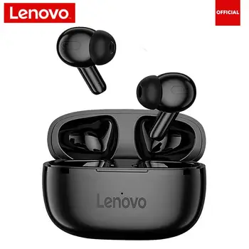 2db Lenovo HT05 Vezeték nélküli Fülhallgató Újratölthető IPX5 Vízálló Sztereó Mini Bluetooth-kompatibilis 5.0 In-ear Fülhallgató Mikrofon