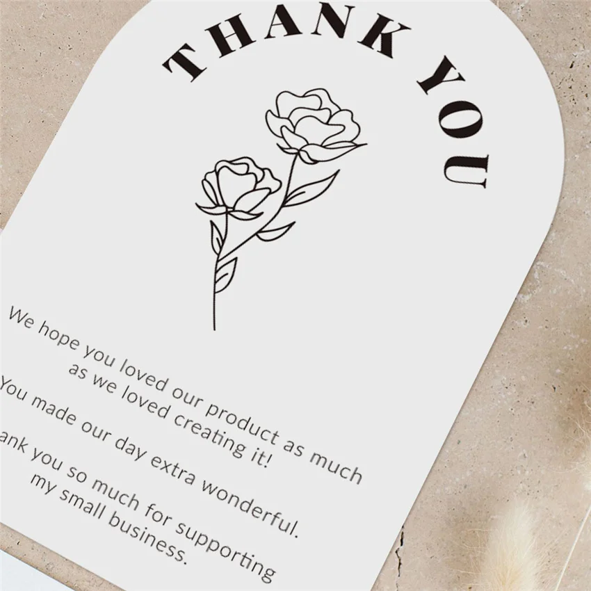 30db Virágos Köszönöm Kártyák Small Business Elismerését Kártya Online Kiskereskedők Sütés Üzletben Kézzel készített termékek Csomagolás4