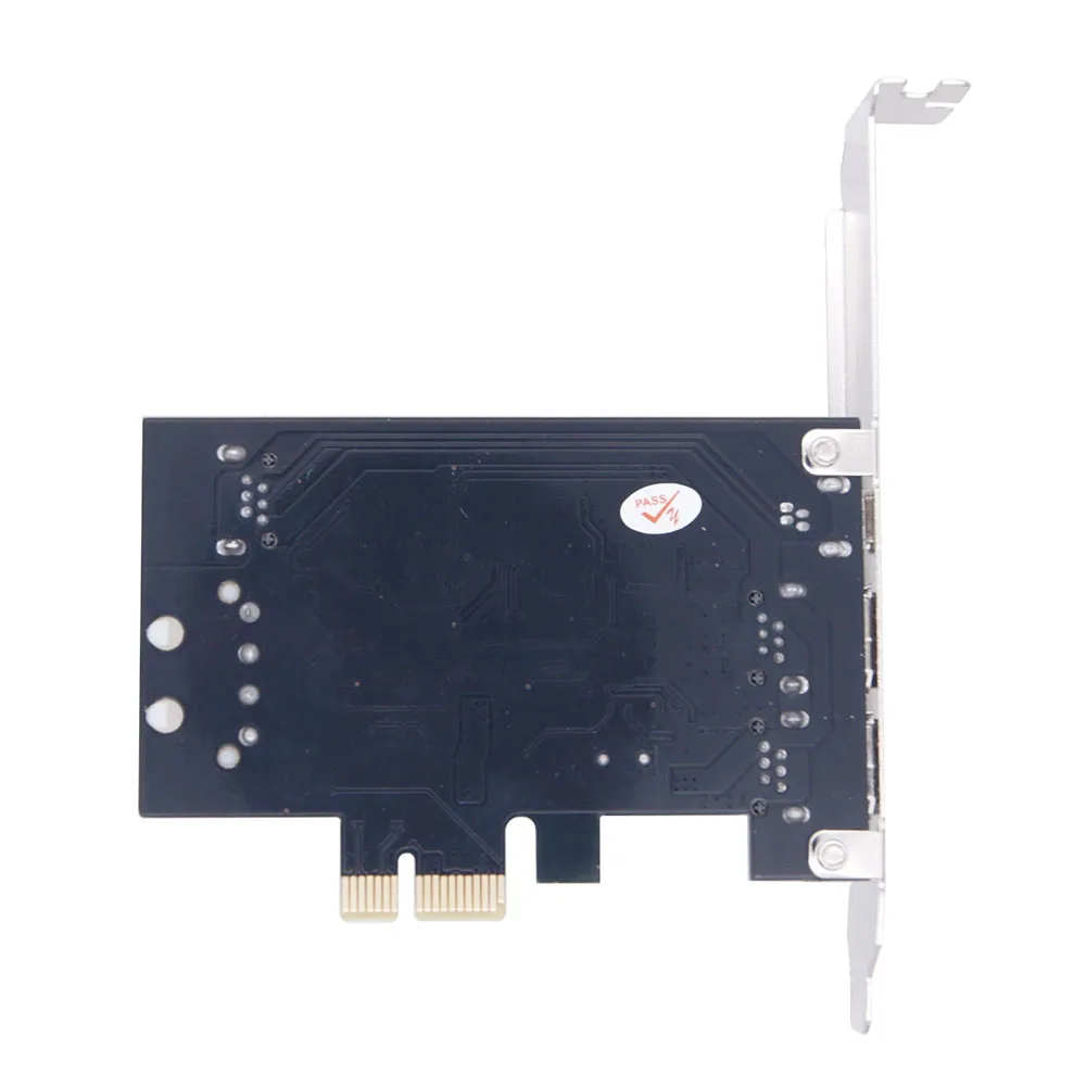 4 1394A Port bővítőkártya PCI-E 1X IEEE 1394 DV Videó Adapter 1x-4 tűs 3x 6Pin 1394 Firewire Vezérlő Kártya Asztali PC3