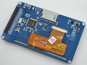 4.3 inch 16M 40P TFT LCD Modul a Touch Panel SSD1963 Meghajtó IC 480*272 MCU Busz Interfész