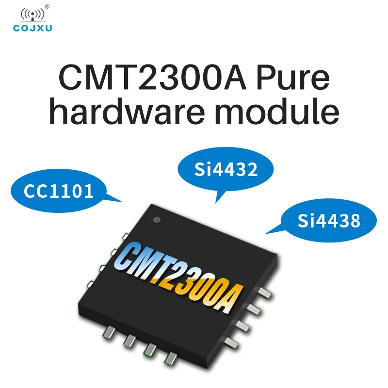 433 - 470MHz SMD Vezeték nélküli Tiszta Hardver Modul Alapján CMT2300A 30dBm SPI Hardver Modul 5.5 km Hosszú távú Vezeték nélküli Adó-vevő3