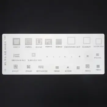 4DB Egyetemes BGA Stencil MTK MSM Samsung Huawei Xiaomi iPad CPU RAM PM Power IC Reball Pin BGA Közvetlen Hő Sablon