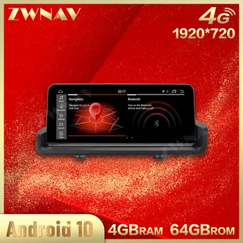 4G 1920*720 érintőképernyő Android 10.0 Autó Multimédia Lejátszó BMW E87 2006-2012 Gps navi Audio Rádió, hifi, wifi, BT-fej egység