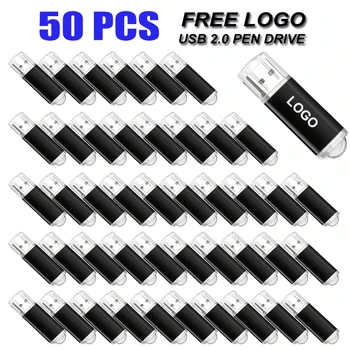 50PCS Színes USB pendrive 4 GB 8 GB 16 gb-os Memory Stick Pen drive 32GB 64GB 128GB USB Flash Disk Ingyenes Lézeres Logó