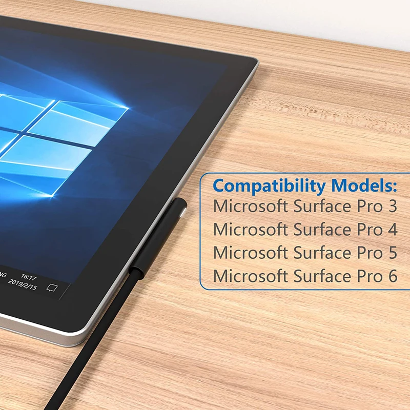 60W 15V 4A Hordozható Laptop-Töltő Microsoft Surface Pro 6 4 3 Felületre Menjen, Laptop 2 Surface Pro Felület, Laptop, Tápegység5