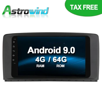 64G ROM Nem Adó Android 9.0 a Mercedes R Osztály W251 R280 R300 R350 R500 Autó GPS Navigációs Rendszer, Rádió Sztereó DVD-médialejátszó
