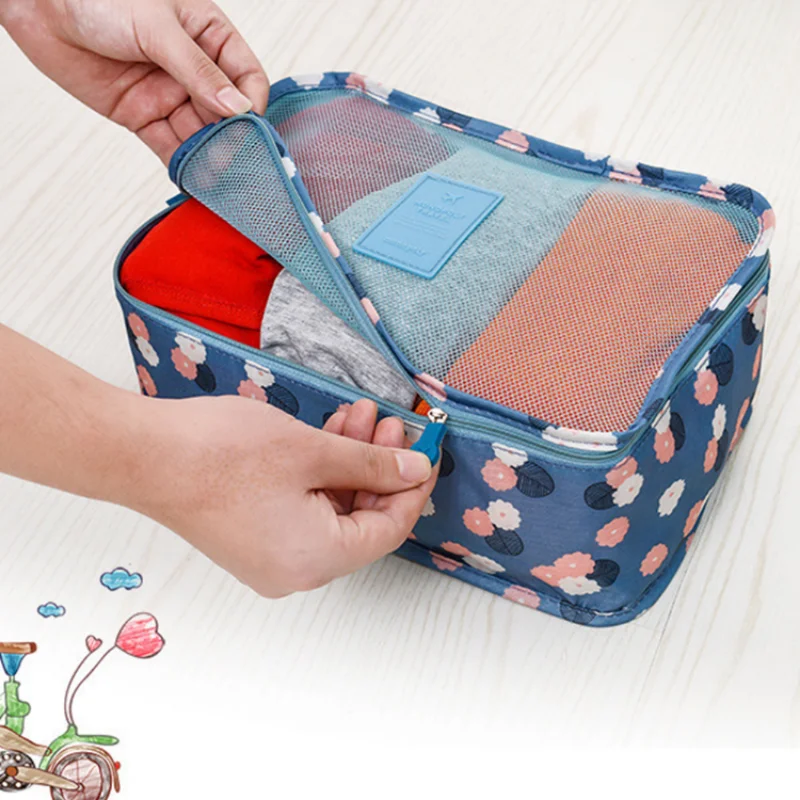 6db/Set Utazási Tároló Zsák Csomagolás Bőrönd Elválasztó Szervező Táska Bőrönd Utazás Utazási Csomagokat Kit Utazási Kiegészítők, Táskák2