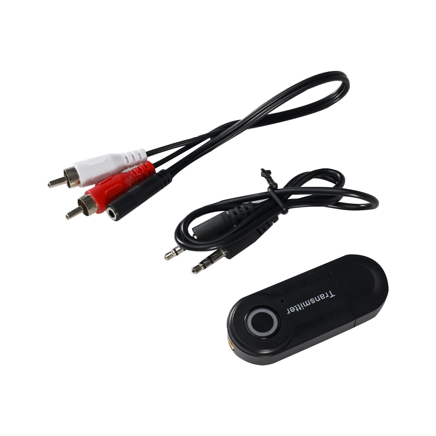 A Bluetooth-kompatibilis Adó 3,5 mm-es Jack Audio Adapter Vezeték nélküli Sztereó Audio Adó Csatlakozó PC TV Fejhallgató4