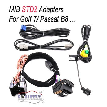 A Golf 7 MK7 Passat B8 MQB TIGUAN POLO 6C MIB STD2 ZR NAV-Fedezze fel Pro Rádió Adapter Kábel Vezeték hám