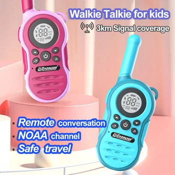 A gyerekek Walki .. én beszél 2db Celular Kézi Adó-vevő Telefon, Rádió Adóvevő 6KM Mini Játékok Talkie Walkie Ajándékok Fiú Lány Tabletta