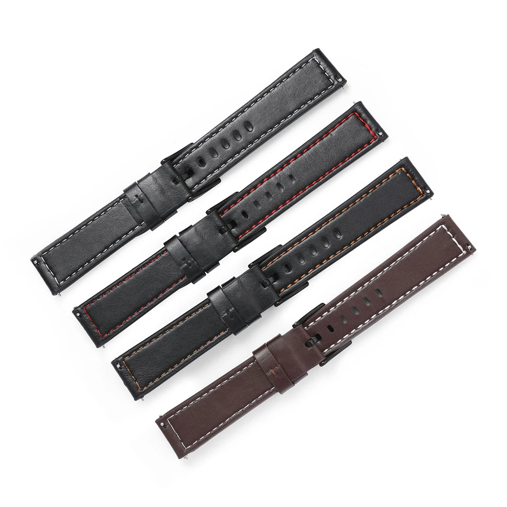 A Huami Amazfit Bip S/U Pro óraszíj 20mm Bőr Watchband Karkötőt Amazfit GTS 3 2 2E/GTS2 Mini/GTR 42mm Correa Zenekar5