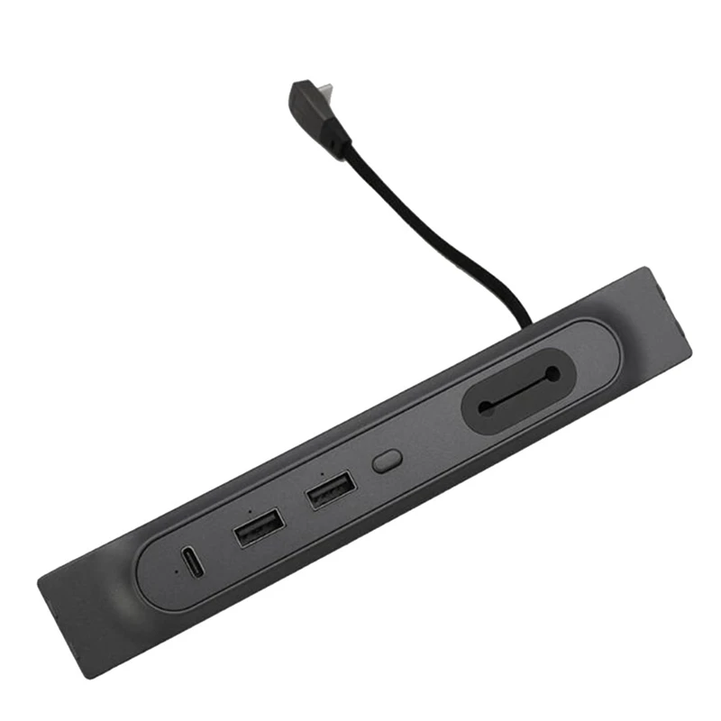 A Jármű Hub Központi Irányítás Bővítő USB Osztó Multi-Port Ultra Performance Dokkoló Állomás Model3y4