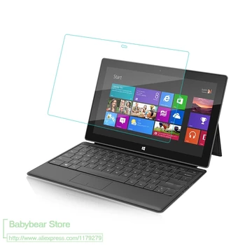 A Microsoft Surface RT 1 2 Pro 1 2 a 10,6 hüvelykes Tablet HD Edzett Üveg kijelző Védő fólia Anti Összetörik Védő Üveg Film