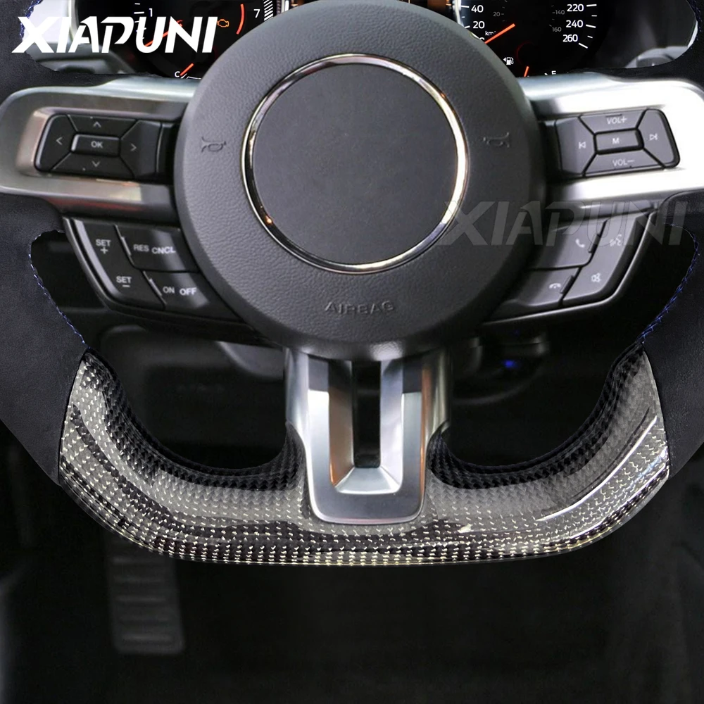 A Mustang Kormánykerék Szénszálas Szabott Alcantara Fűtés Sport Kerék 2015-2022 Modell5