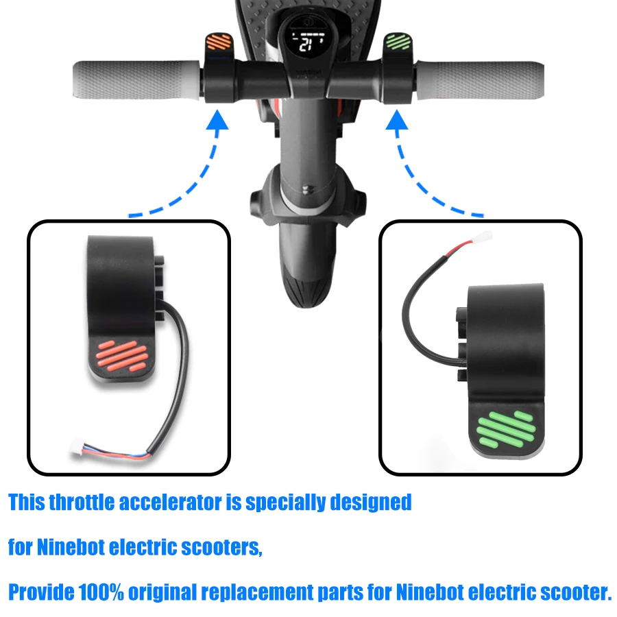 A Ninebot ES1 ES2 ES3 ES4 10db Elektromos Robogó Gyorsító Gázt Fék Ujját Gomb Gázt Fék Kiegészítők, Alkatrészek, Készlet2