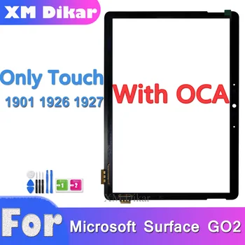 A OCA Touchscree A Microsoft Surface 2 Go2 1901 1926 1927 GO3 3 érintőképernyő Digitalizáló Külső Üveg Panel Csere