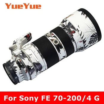 A Sony FE 70-200mm F4 G OSS ( SEL70200G ) Anti-Semmiből Kamera Lencséje Matrica Kabát Wrap Védőfólia Testet Védő Bőr, F/4