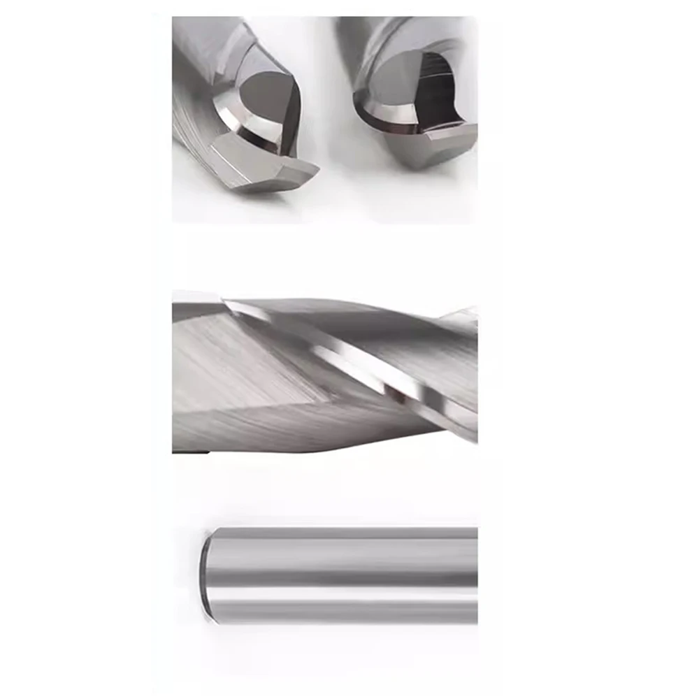 Alumínium gömbvégű szármarók Wolfram Steel Eszköz CNC Megmunkáló Vágó HRC65 2 Fuvola Megmunkálás Marószerszám Gép Végén Malom4
